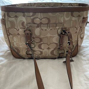 Coach monogram handbag